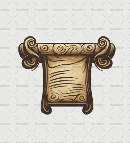 Antikes Schriftrolle